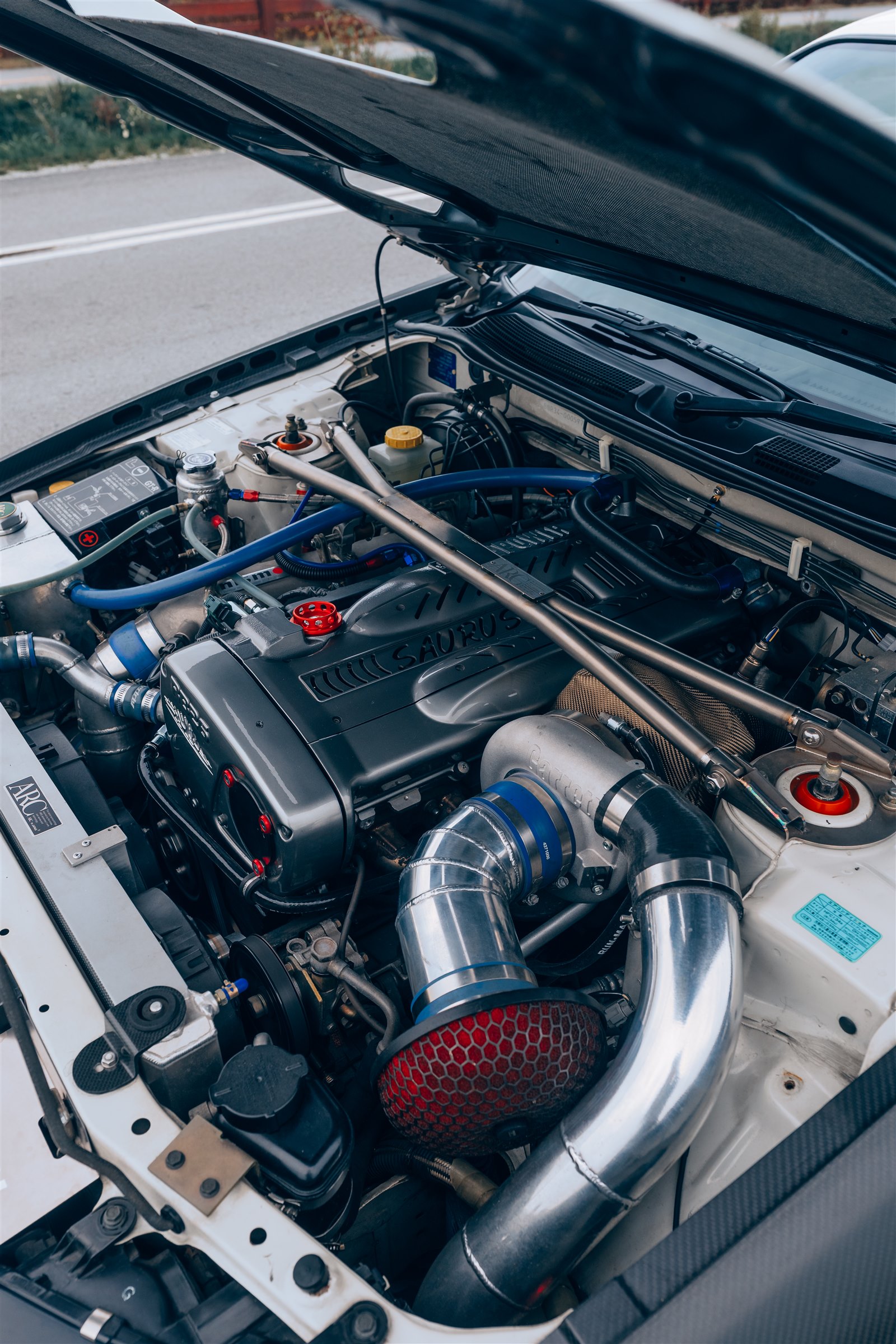 HKS V-Cam RB26 engine in the Garage Saurus R34