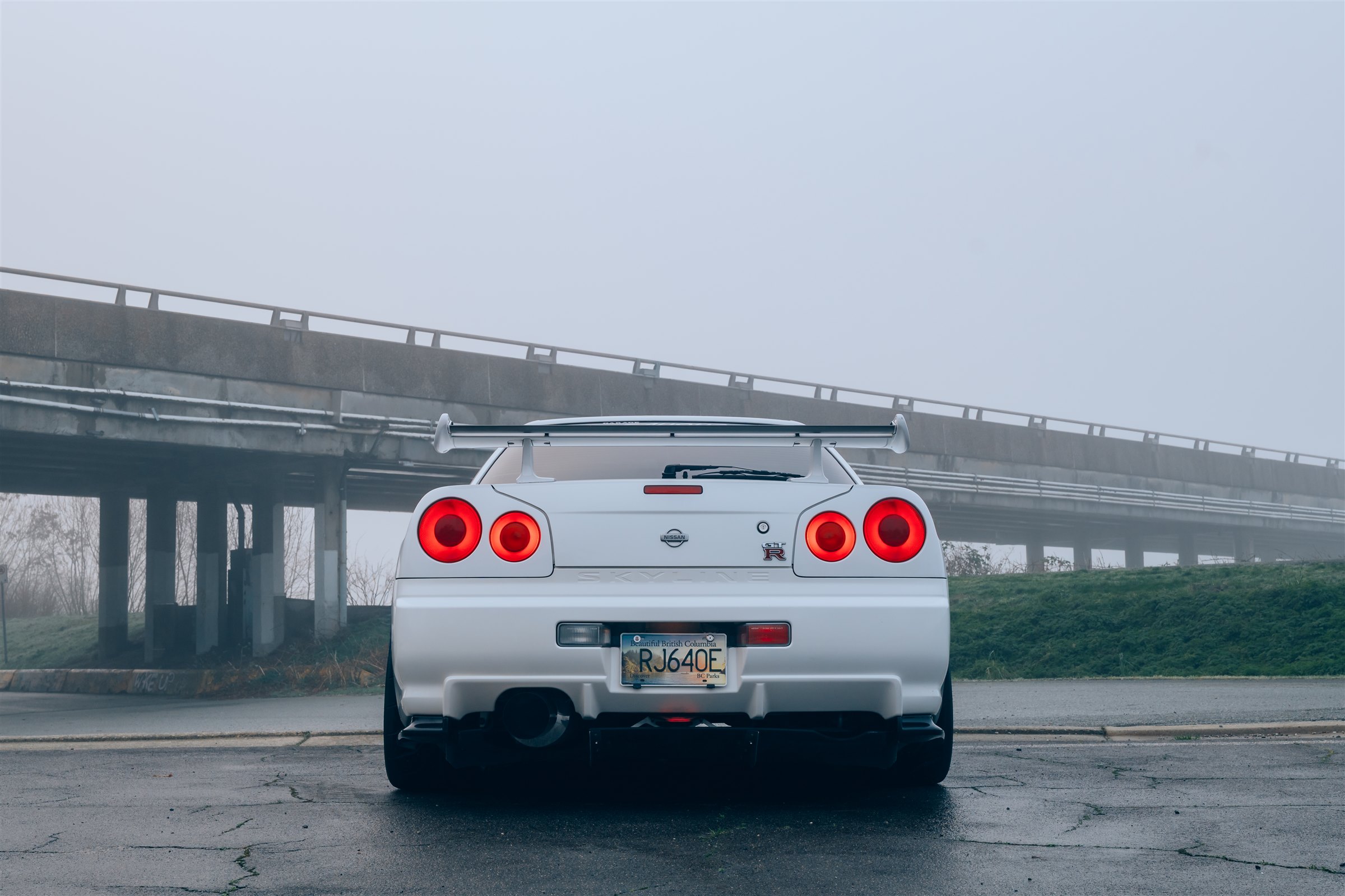 Rear view of the Garage Saurus R34